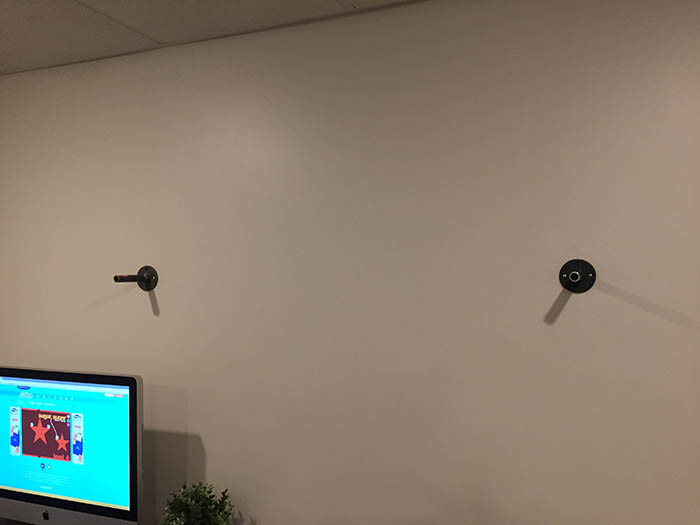 DIY floating shelf project.